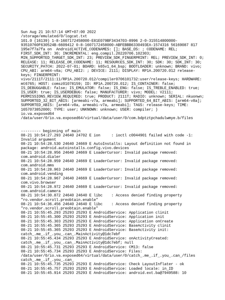 Unknown File | PDF | Java (Programming Language) | Android (Operating