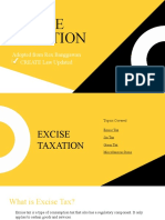 Excise Taxation 2021 Updated