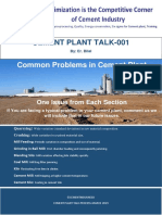 Common Problems in Cement Plant