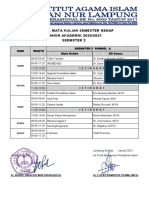 MPI Jadwal Kuliah 2 2020-2021