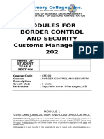 Border Control and Security Module 1