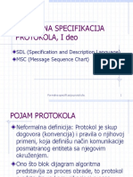 Formalna Specifikacija Protokola - SDL, MSC