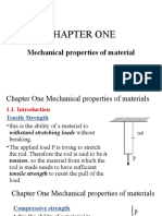Chapter One Mechaical Properies of Materials
