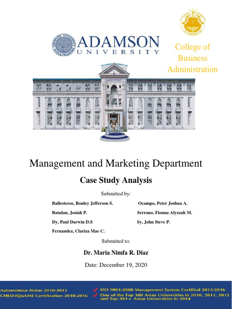 CASE STUDY Basic Microeconomics Group 2 1 PDF