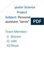 Personal assistant "Jarvis