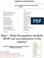 08 READING - Comparing Texts - A Staged Approach To Comparing Poetry