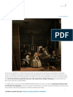 Las Meninas de Velázquez - Comentario Sobre La Obra