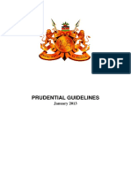 Prudential Guidelines