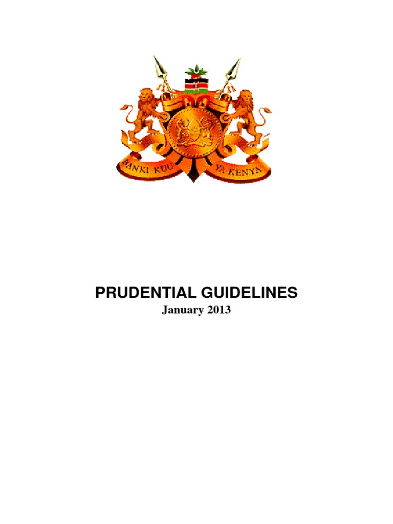 Prudential Guidelines | PDF | Banks | License