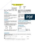 ENGG 211 – Differential Equations Practice Test Review