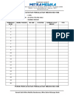 Form Pencatatan Peralatan Medis Re