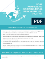 Soal Kompetensi Sosiokultural (Part 10)