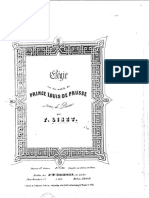Elegie Sur Des Motifs Du Prince Louis Ferdinand de Prusse, S.168 - Complete Score of S.168, First Version