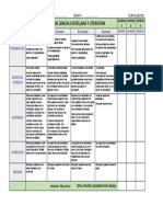 Rúbrica Cuaderno Lengua 2º Eso