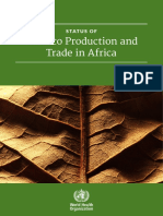 Tobacco Production and Trade in Africa: Status of