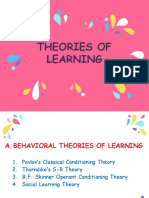 3 Theories of Learning STUDENTS