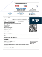 Electronic Reservation Slip (ERS) : 6405169546 18006/JDB HWH EXP AC 3 Tier Class (A3)