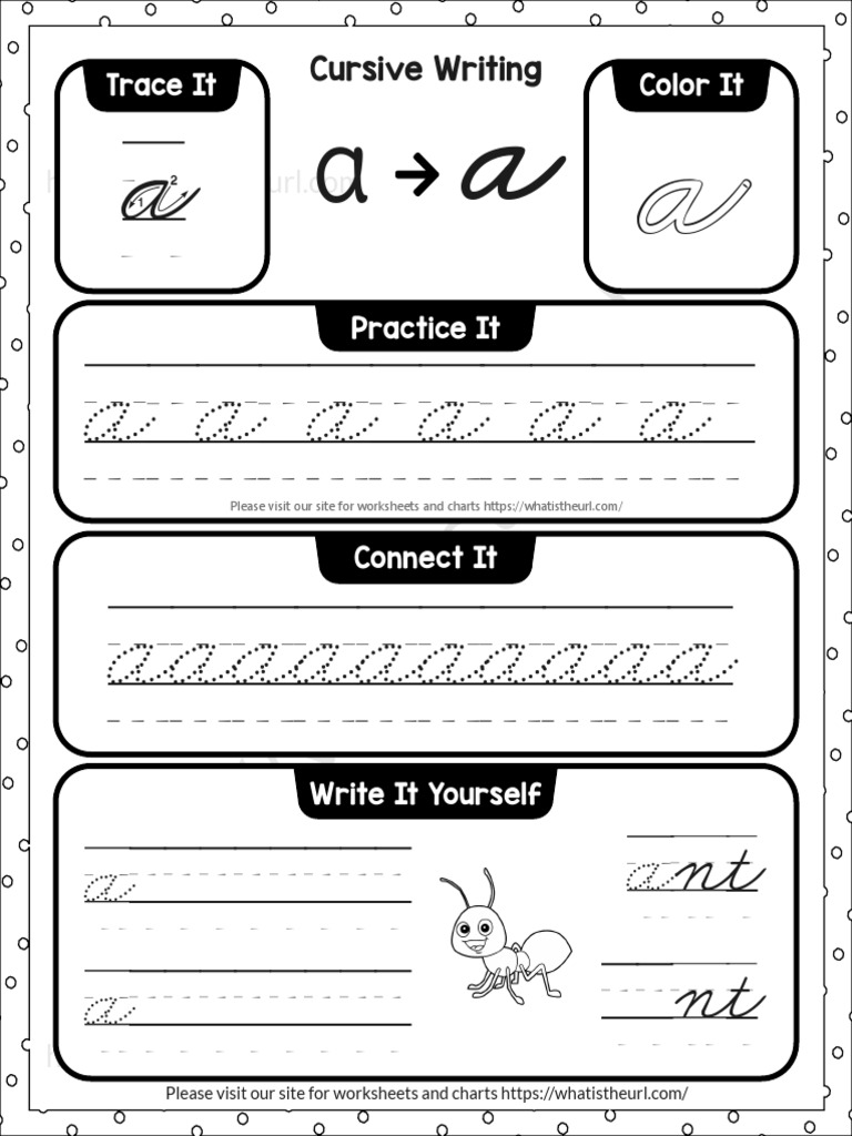 Cursive Writing Practice Worksheets | PDF | Writing | Calligraphy