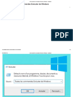 La Liste Complète Des Commandes Exécuter de Windows