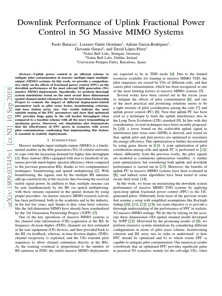 Mimo Pdf Mimo Telecommunications Engineering