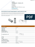 SOS M5 16 Thru holeThreadedStandoffs TypesSO SOA SOS Metric