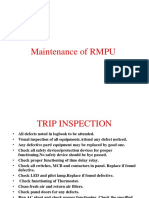 Rmpu Preventive Maintenance