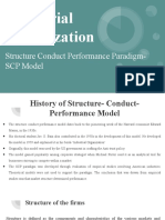 Industrial Organization Structure Conduct Performance Paradigm