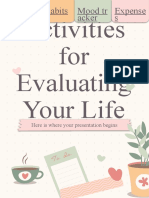 Activities For Evaluating Your Life