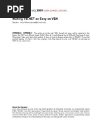 AutoCAD Making VB - Net As Easy As VBA