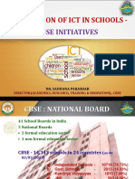 CBSE Initiatives (ICT in Schools)