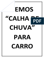 Calha de Chuva