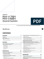 Manual RX v781 - RX v681 Portugues