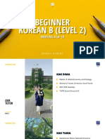 Beginner Korean B - Meeting 8
