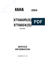 2004 xt660 Service Manual