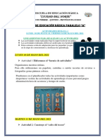 Actividades Semana 1 Del Lunes 10 de Mayo Al Viernes 14 de Mayo Del 2021