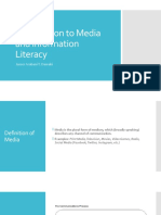 1 Introduction To Media and Information Literacy