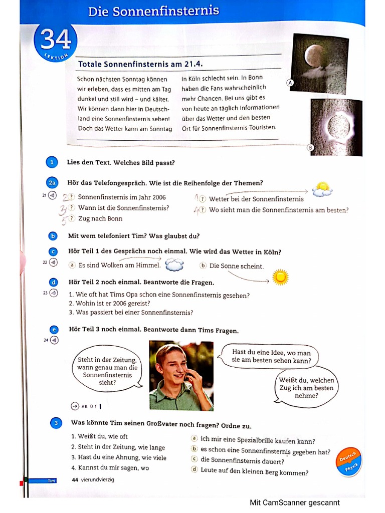 Lektion 38 Beste Freunde – Beste Freunde Test A und B – DPLO
