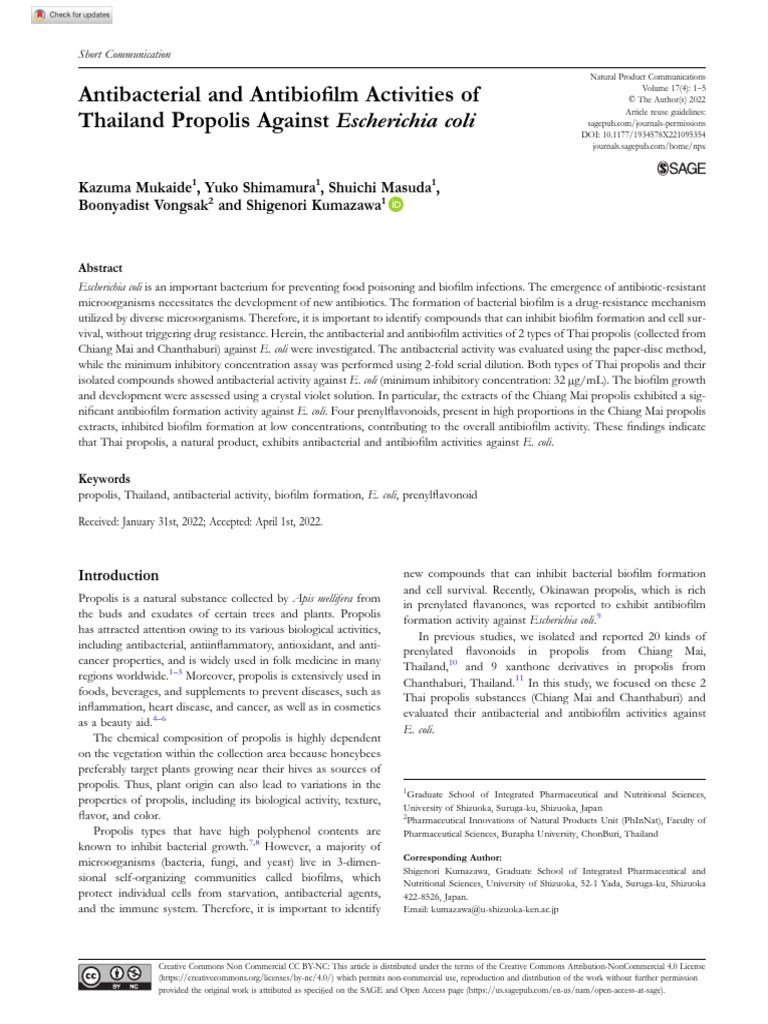 Antibacterial and Antibiofilm Activities of | PDF | Biofilm | Detection ...