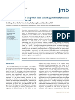 Anti-Biofilm Activity of Grapefruit Seed Extract Against Staphylococcus Aureus and Escherichia Coli