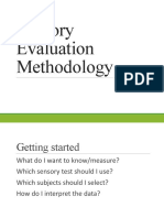 Sensory Evaluation Methods Guide for Difference and Paired Comparison Tests