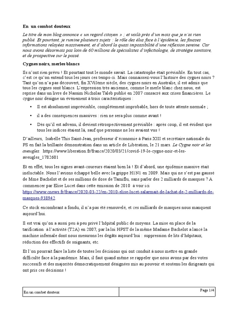En Un Combat Douteux | PDF | Impôts