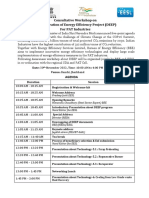 Agenda For DEEP Workshop