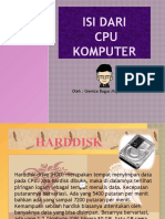 Bagian-Bagian CPU Dan Pengertiannya