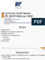 Common SCDF Audit Issues