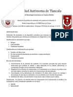 Manual de Práctica de Oclusión Articulador