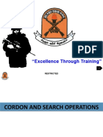 Cordon and Search Operations