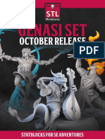 Genasi Set - October 2022 - STL Miniatures