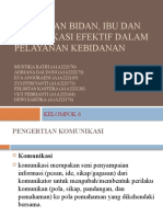 Hubungan Bidan, Ibu Dan Komuniksai Efektif Dalam