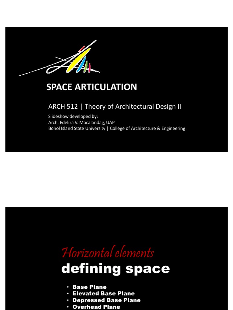 Arch 413-Space Articulation Part 1-b | PDF | Space | Nature