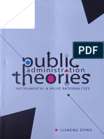 PUBLIC ADMINISITRATION THEORIES Instrumental Value Rationalities (LISHENG DONG PENYADUR AJI DENI, ET AL.)